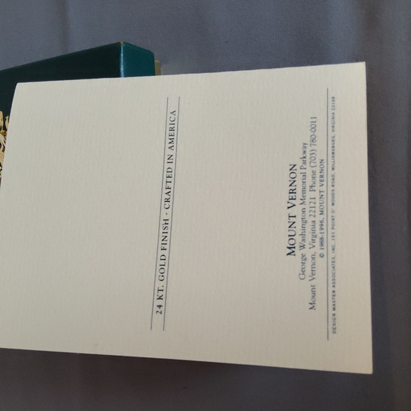 Mount Vernon 1996 ornament - Picture 6 of 6